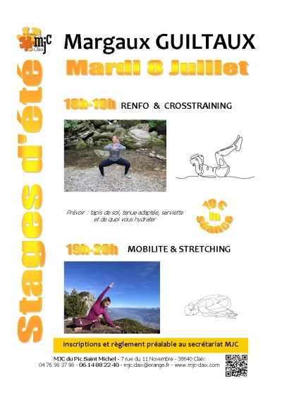 Stages avec Margaux Guiltaux 8 juillet