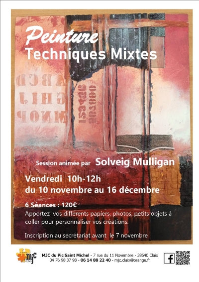Peinture Techniques Mixtes
