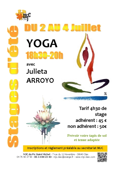 Stage avec Julieta Arroyo 2- 4 juillet