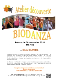 Atelier découverte Biodanza