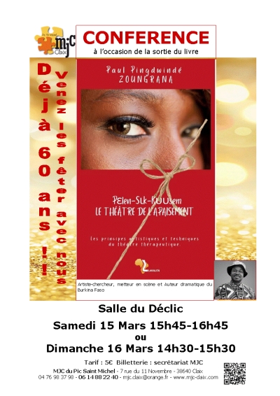 conférence 15&amp;16 mars &quot; le théâtre de l&#039;apaisement&quot;