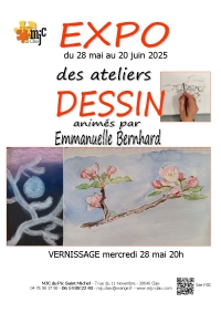 EXPO des Ateliers Dessin d&#039;Emmanuelle Bernhard