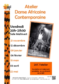 Ateliers Danses Africaine Contemporaine