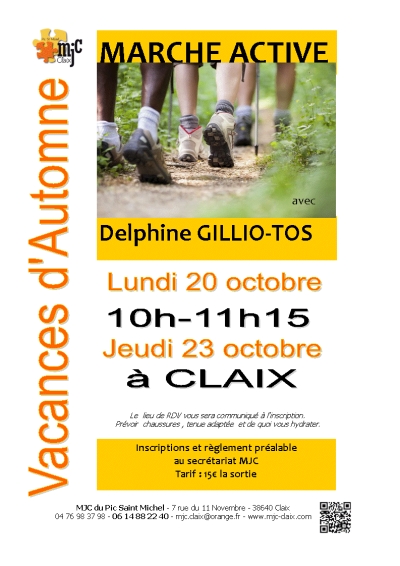 Marche Active 20 &amp; 23 octobre