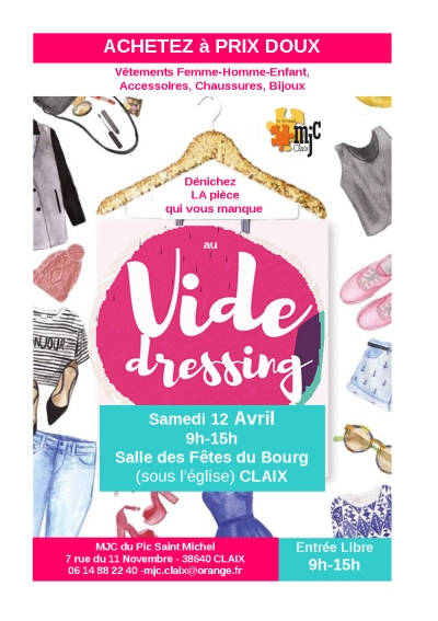 Vide dressing 12 avril
