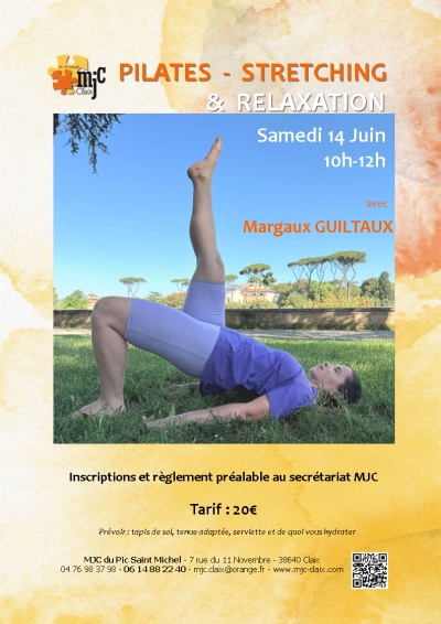 Stage Pilates- Stretching &amp; Relaxation 14 juin