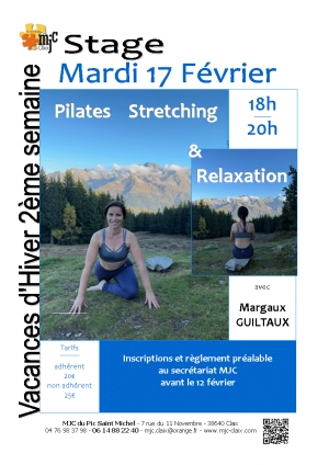 Stage Pilates Stretching &amp; Relaxation 17 février