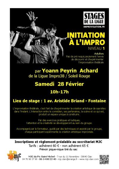 Stage Initiation à l'Impro 28 février