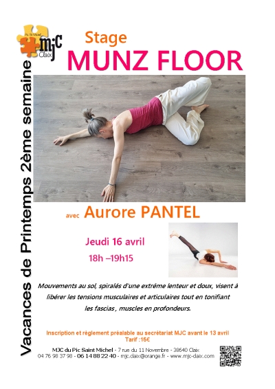 Stage Munzfloor 16 avril