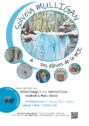 Expo Solveig Mulligan &amp; ses élèves de la MJC