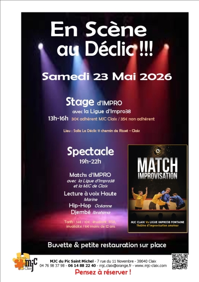 En Scène au Déclic !!! Samedi 23 Mai