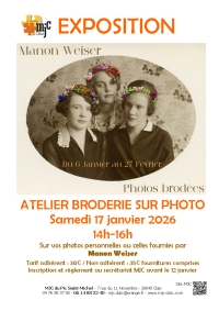 Expo &amp; Stage "Photos Anciennes Brodées"
