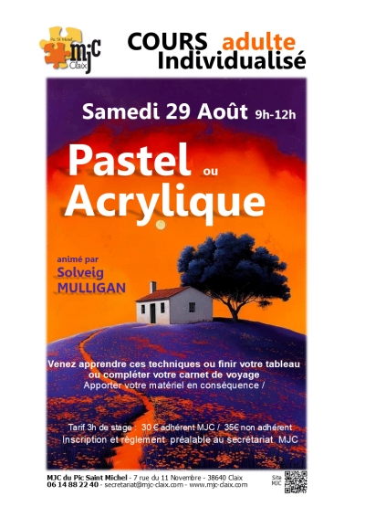 Cours individualisé avec Solveig Mulligan 29 août