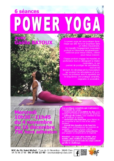 Power Yoga 6 séances