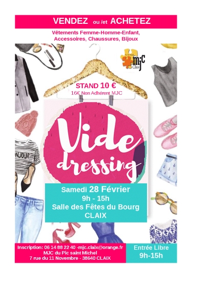 Vide Dressing  samedi 28 Février