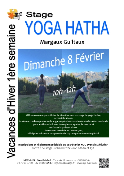 Stage Yoga Hatah 8 février