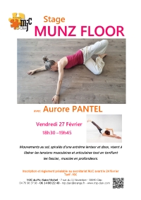 Stage Munzfloor 27 février
