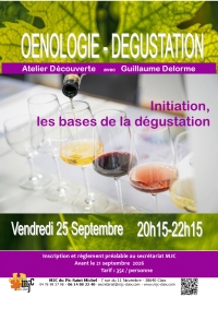 oenologie- initiation 25 septembre